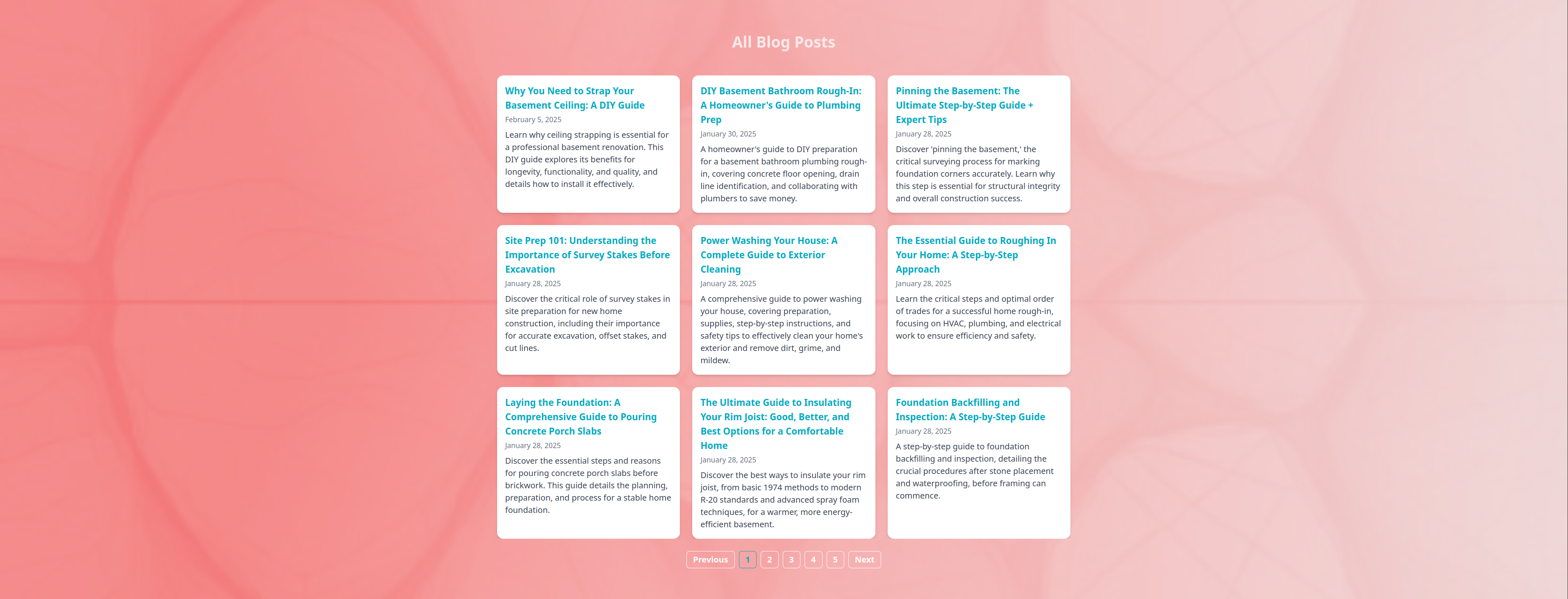 Dynamic Blog Grid